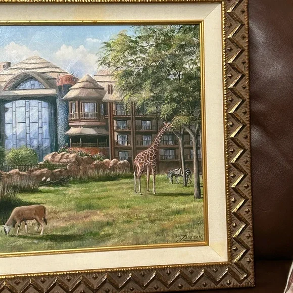 Larry DodsonDisney’s Animal Kingdom Lodge, Framed, Signed and Numbered